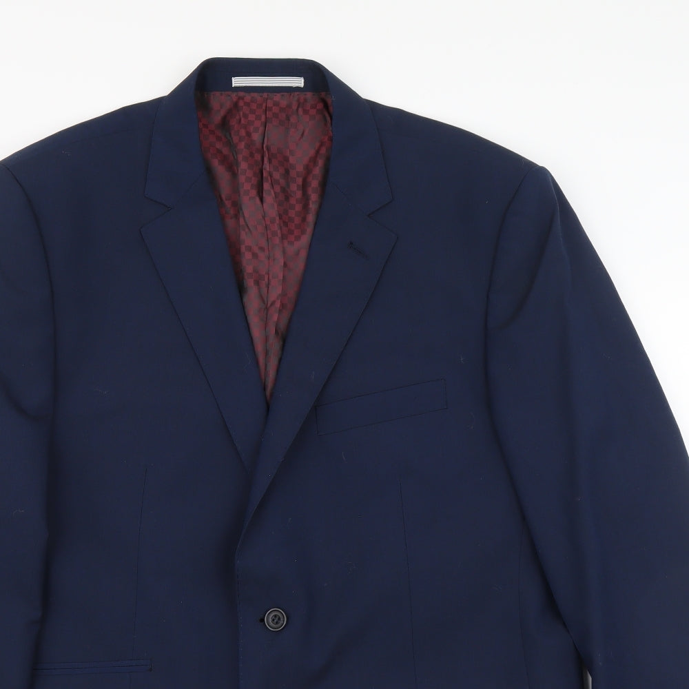 Mens UK Size L Skopes Regular Blue Suit Jacket