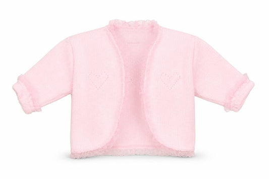 Dinkie Baby Pink Acrylic Cardigan Jumper Size 0-3 Months Pullover
