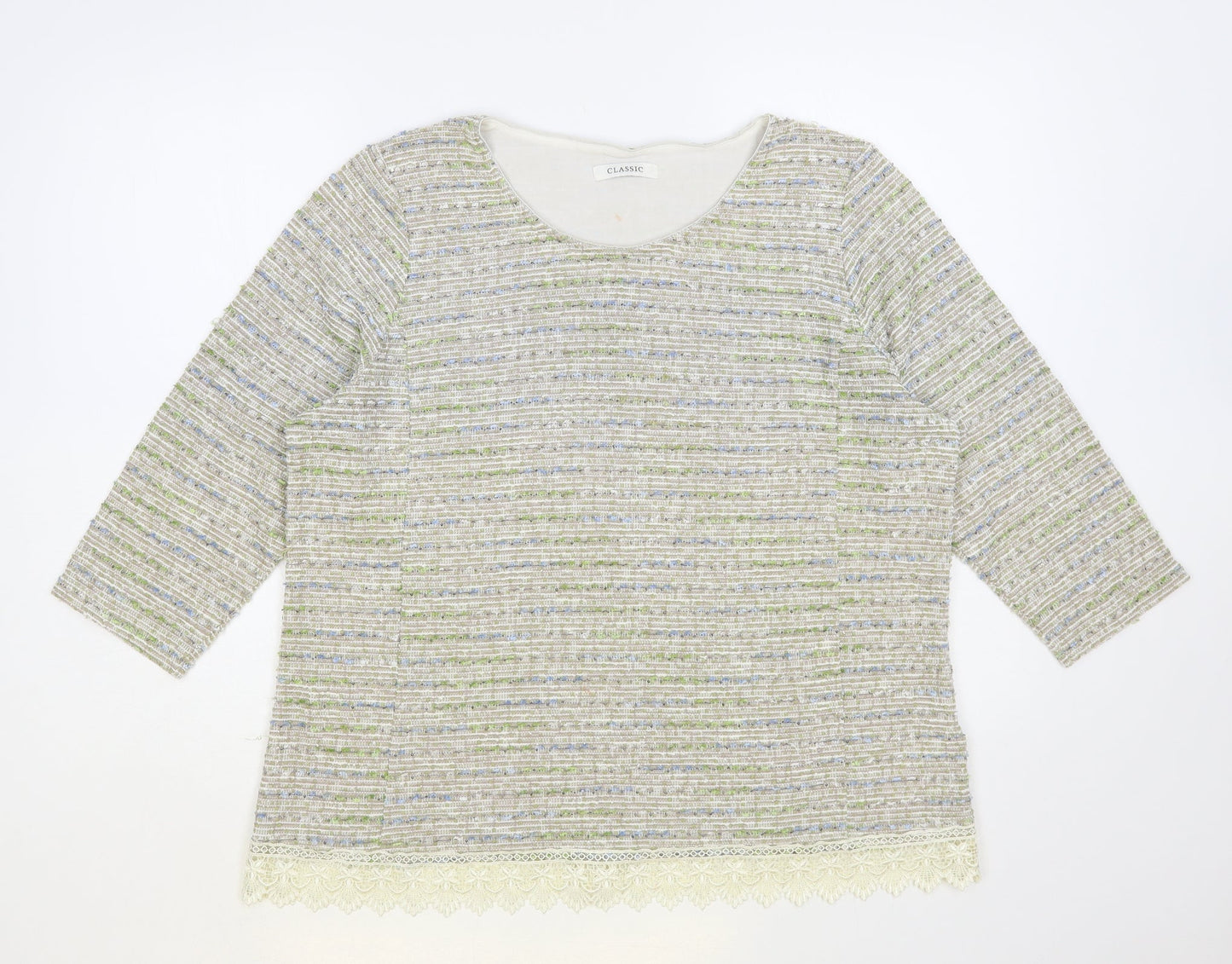 Womens UK Size 18 Marks and Spencer Grey Pullover Jumper