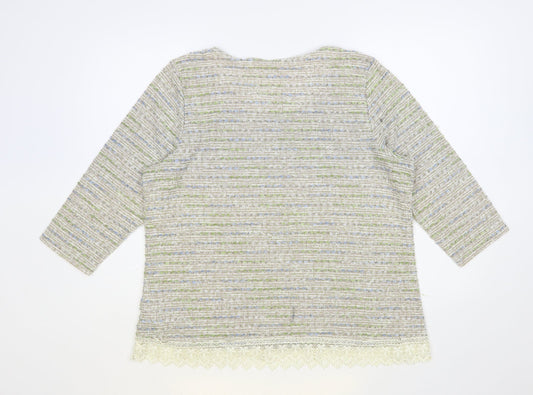Womens UK Size 18 Marks and Spencer Grey Pullover Jumper