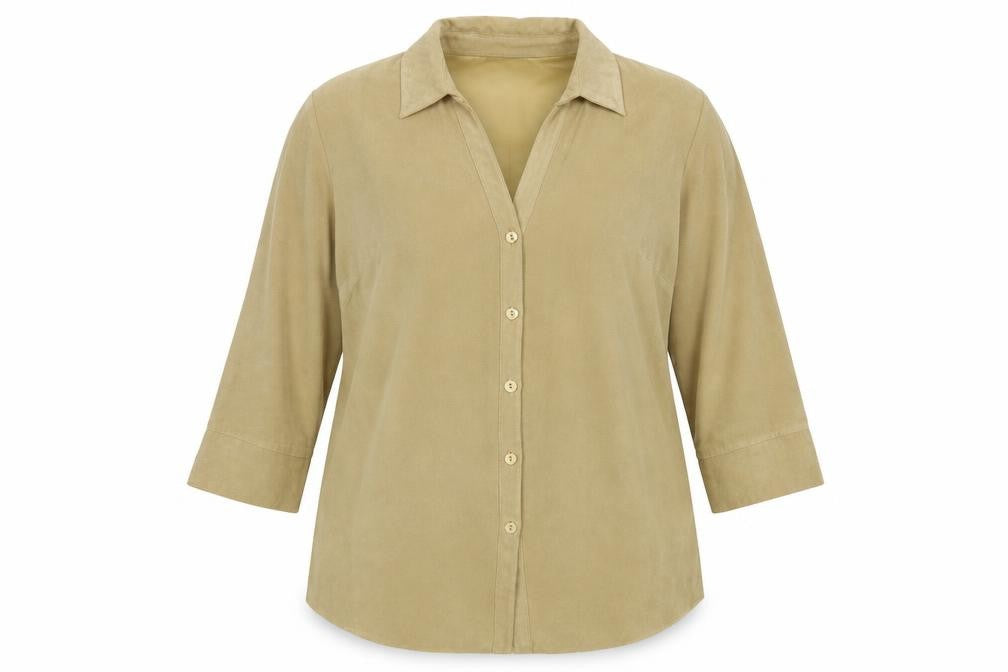 Womens UK Size 14 Wallis Beige Basic Button-Up