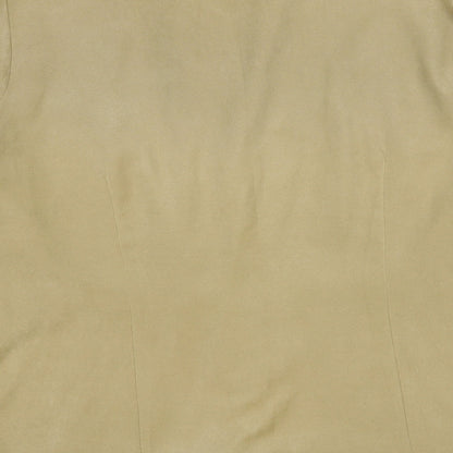 Womens UK Size 14 Wallis Beige Basic Button-Up