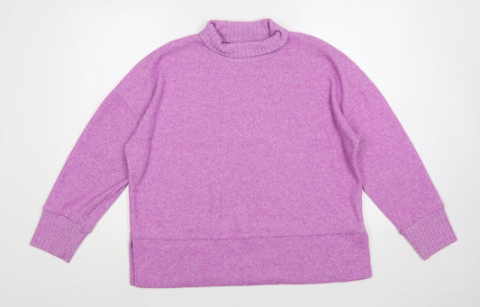 Womens UK Size M Dunnes Stores Purple Pullover Jumper