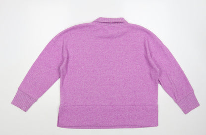 Womens UK Size M Dunnes Stores Purple Pullover Jumper