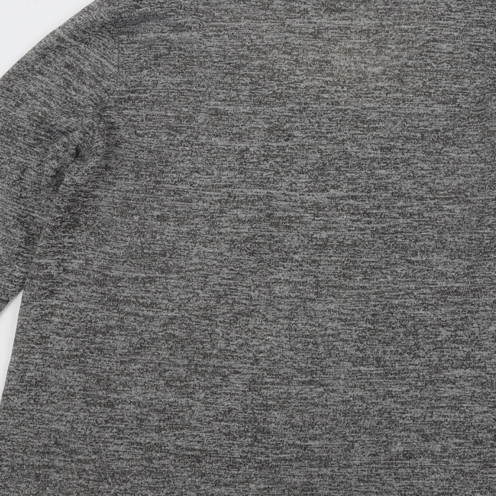 Womens UK Size M Papaya Grey Pullover Jumper