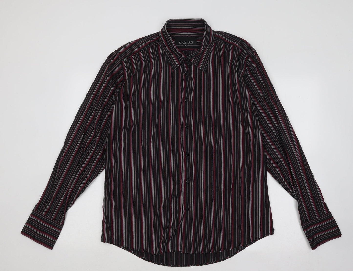 Mens UK Size L Carter Multicoloured  Button-Up Long Sleeve Casual Shirt