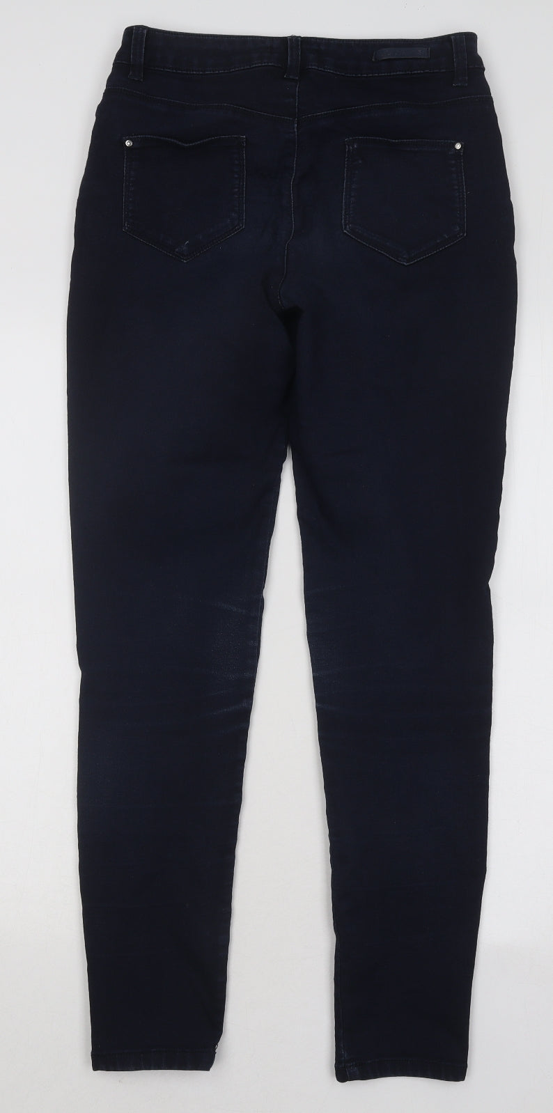 Womens UK Size 10 Blue 73 Regular Fit Skinny Blue Jeans