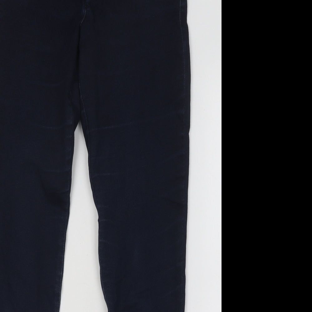 Womens UK Size 10 Blue 73 Regular Fit Skinny Blue Jeans