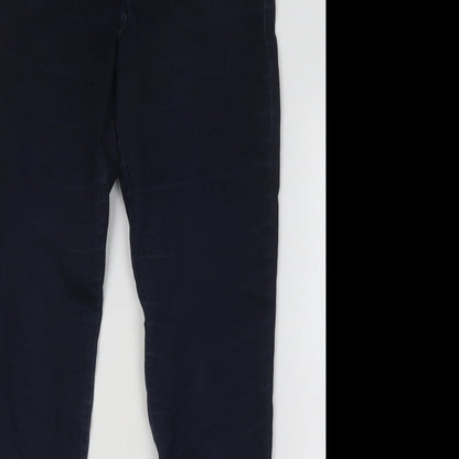 Womens UK Size 10 Blue 73 Regular Fit Skinny Blue Jeans