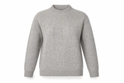 Womens UK Size 10 Studio Grey Pullover Jumper