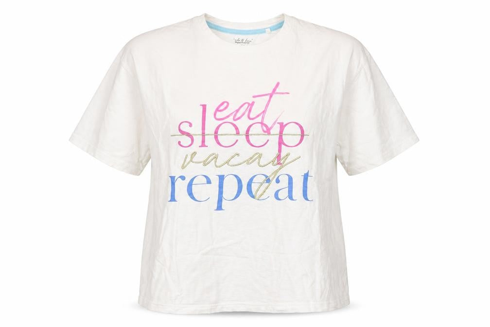 Womens UK Size 6 F&F White Basic T-Shirt
