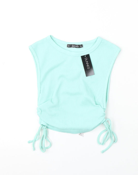Womens UK Size XS Dunnes Stores Blue  Tank