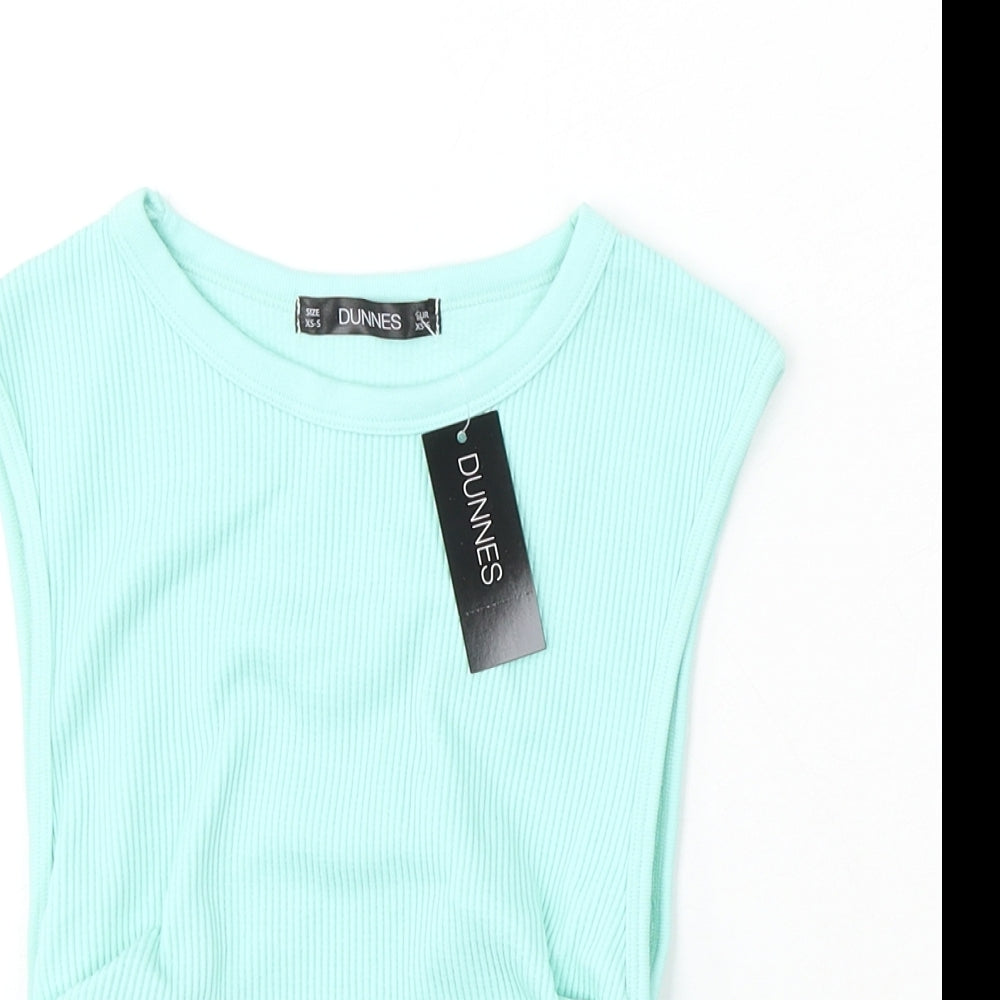 Womens UK Size XS Dunnes Stores Blue  Tank