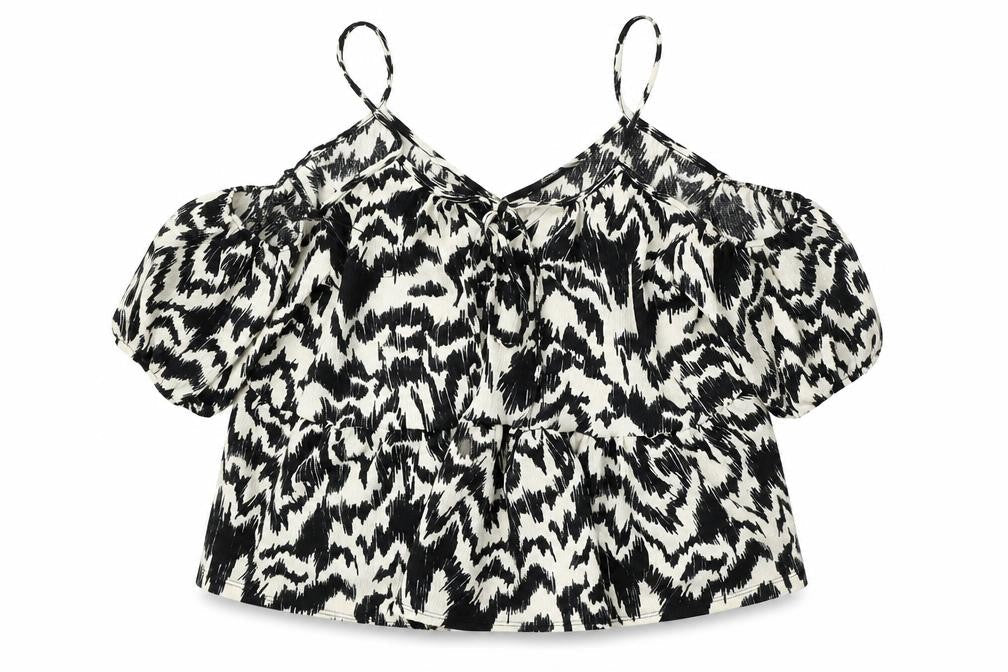Womens UK Size 8 George Multicoloured Basic Blouse