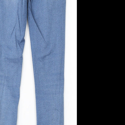 Womens UK Size 12 Marks and Spencer Regular Fit Skinny Blue Jeans