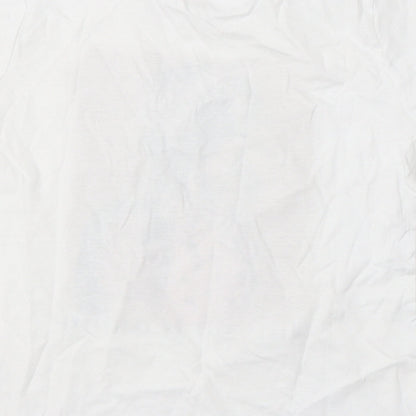 Studio Girls White Cotton Basic T-Shirt Size 8 Years Round Neck - Make today an Adventure