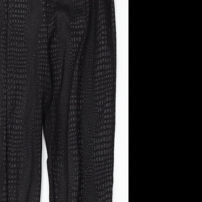 Womens UK Size 16 I SAW IT FIRST Regular Fit  Black Trousers