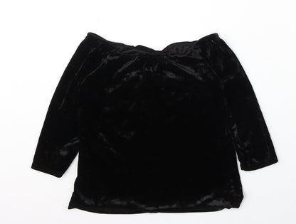 Womens UK Size 14 New Look Black Pullover Jumper