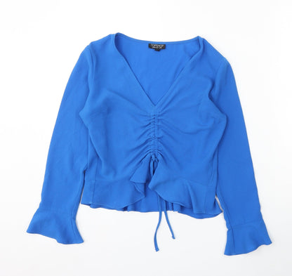 Womens UK Size 8 Topshop Blue Pullover Jumper