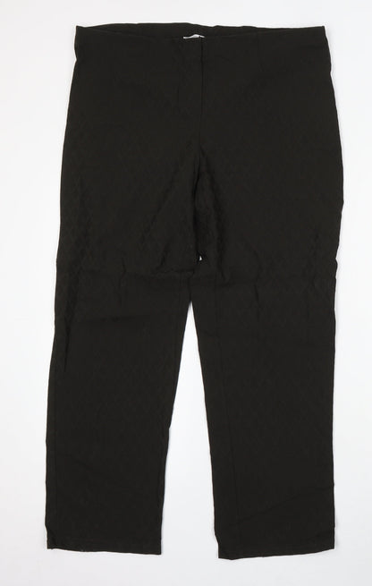 Womens UK Size 40 in Gerard Regular Fit  Black Trousers