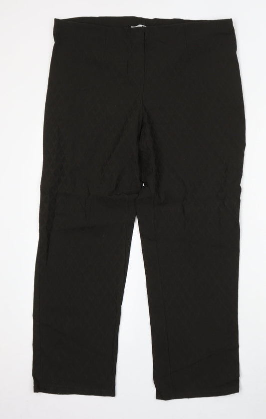 Womens UK Size 40 in Gerard Regular Fit  Black Trousers