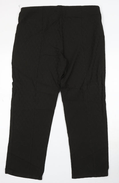Womens UK Size 40 in Gerard Regular Fit  Black Trousers