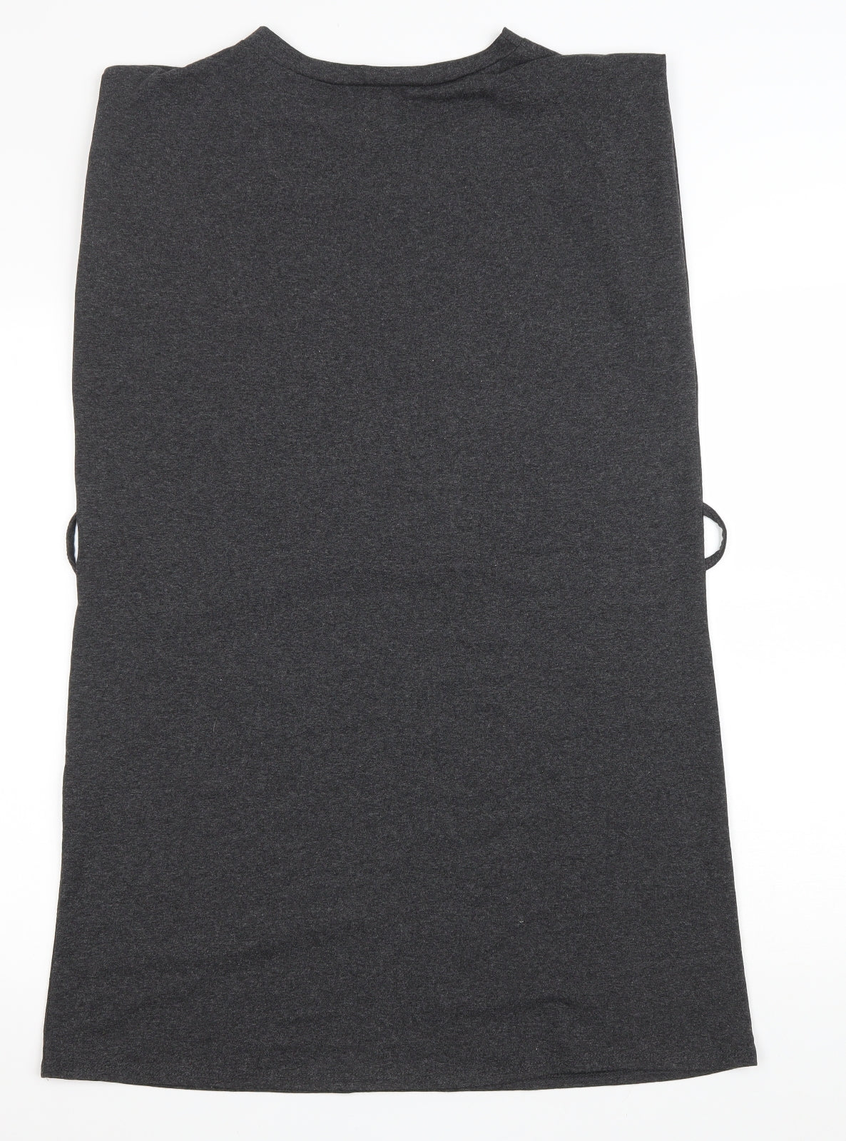 Cameo Rose Womens Grey Cotton Tank Dress Size L Round Neck