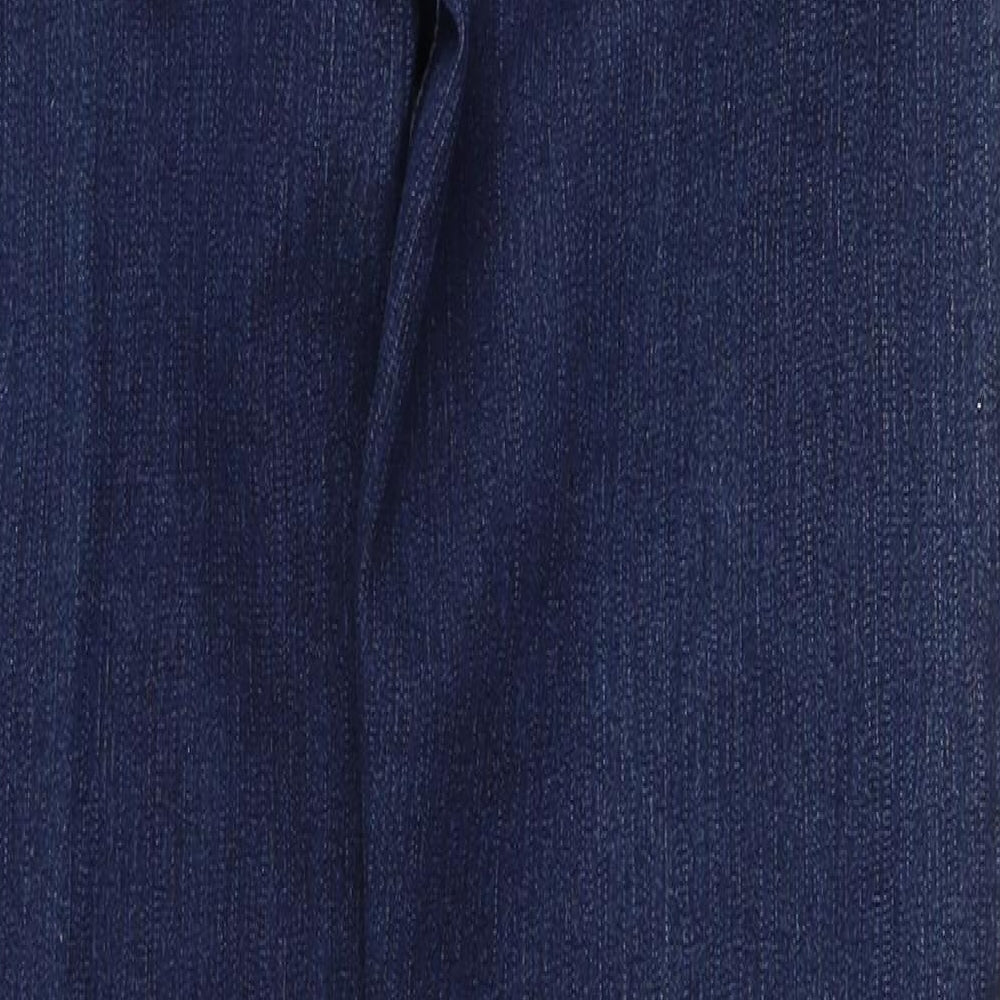 TU Womens Blue Cotton Blend Skinny Jeans Size 8 L29 in Regular Zip