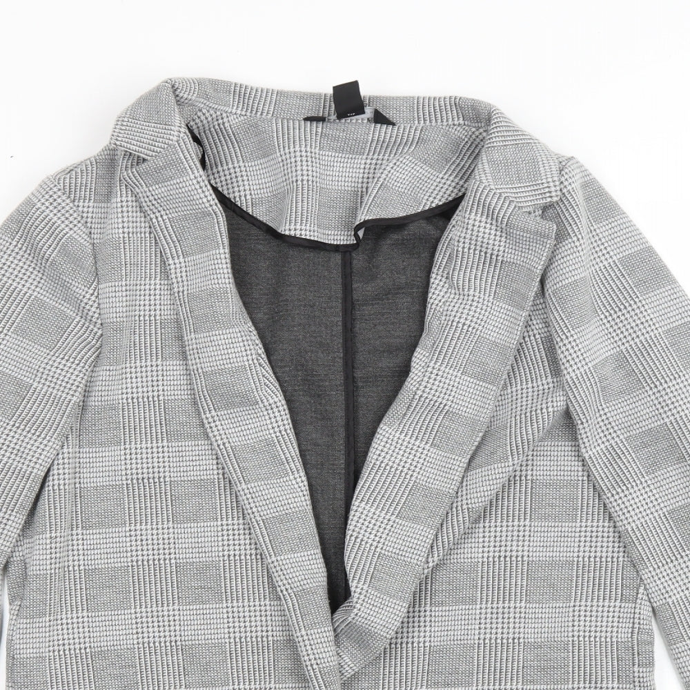 Womens UK Size 10 New Look Grey Jacket