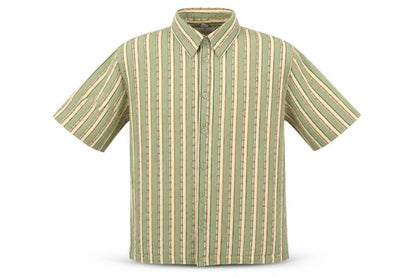 Mens UK Size S Essentials Multicoloured  Button-Up Short Sleeve Casual Shirt