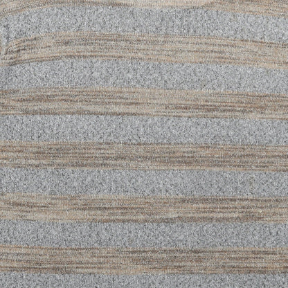 F&F Womens Grey Round Neck Striped Polyester Pullover Jumper Size 16