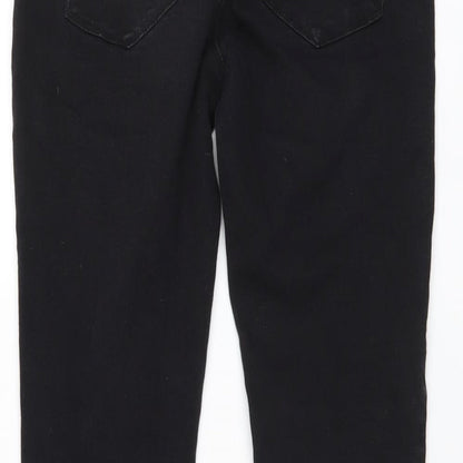 Only Womens Black Cotton Skinny Jeans Size M L28 in Regular Button