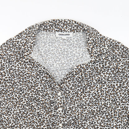 Womens UK Size 16 Gerard Multicoloured Basic Button-Up