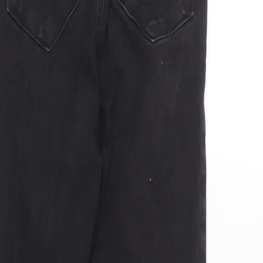 Denim & Co. Womens Black Cotton Skinny Jeans Size 10 L30 in Regular Button