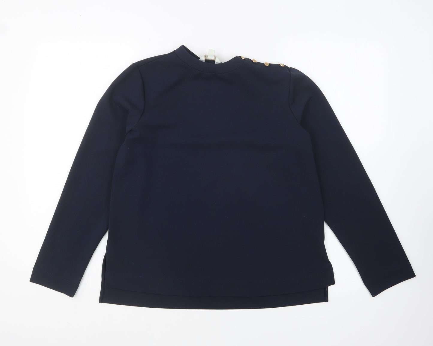 Womens UK Size S Monsoon Blue Basic Blouse