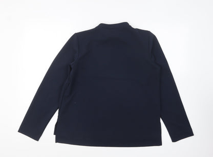 Womens UK Size S Monsoon Blue Basic Blouse
