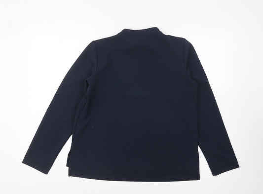 Womens UK Size S Monsoon Blue Basic Blouse