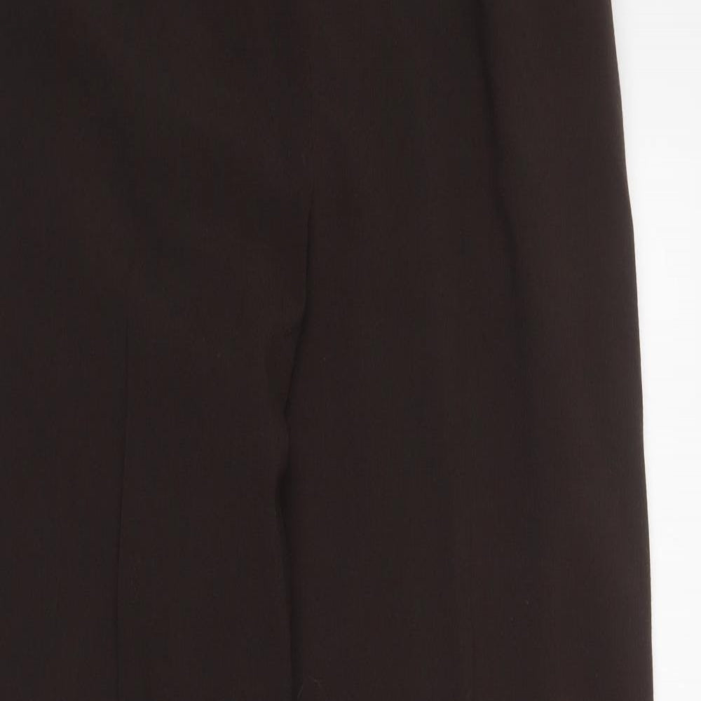 Womens UK Size 12 Alex & Co Regular Fit  Brown Trousers