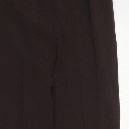 Womens UK Size 12 Alex & Co Regular Fit  Brown Trousers
