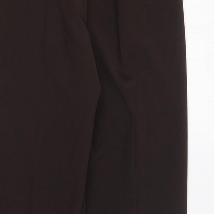 Womens UK Size 12 Alex & Co Regular Fit  Brown Trousers