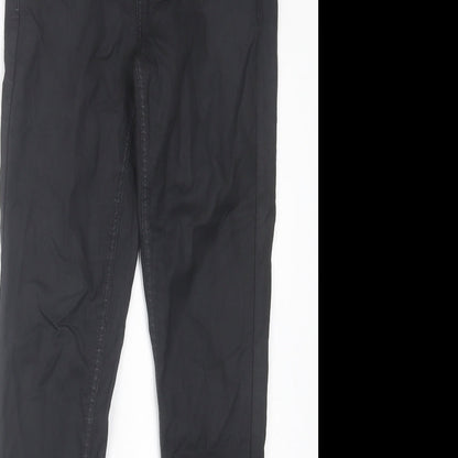 Oasis Womens Black Cotton Skinny Jeans Size 10 L31 in Regular Button