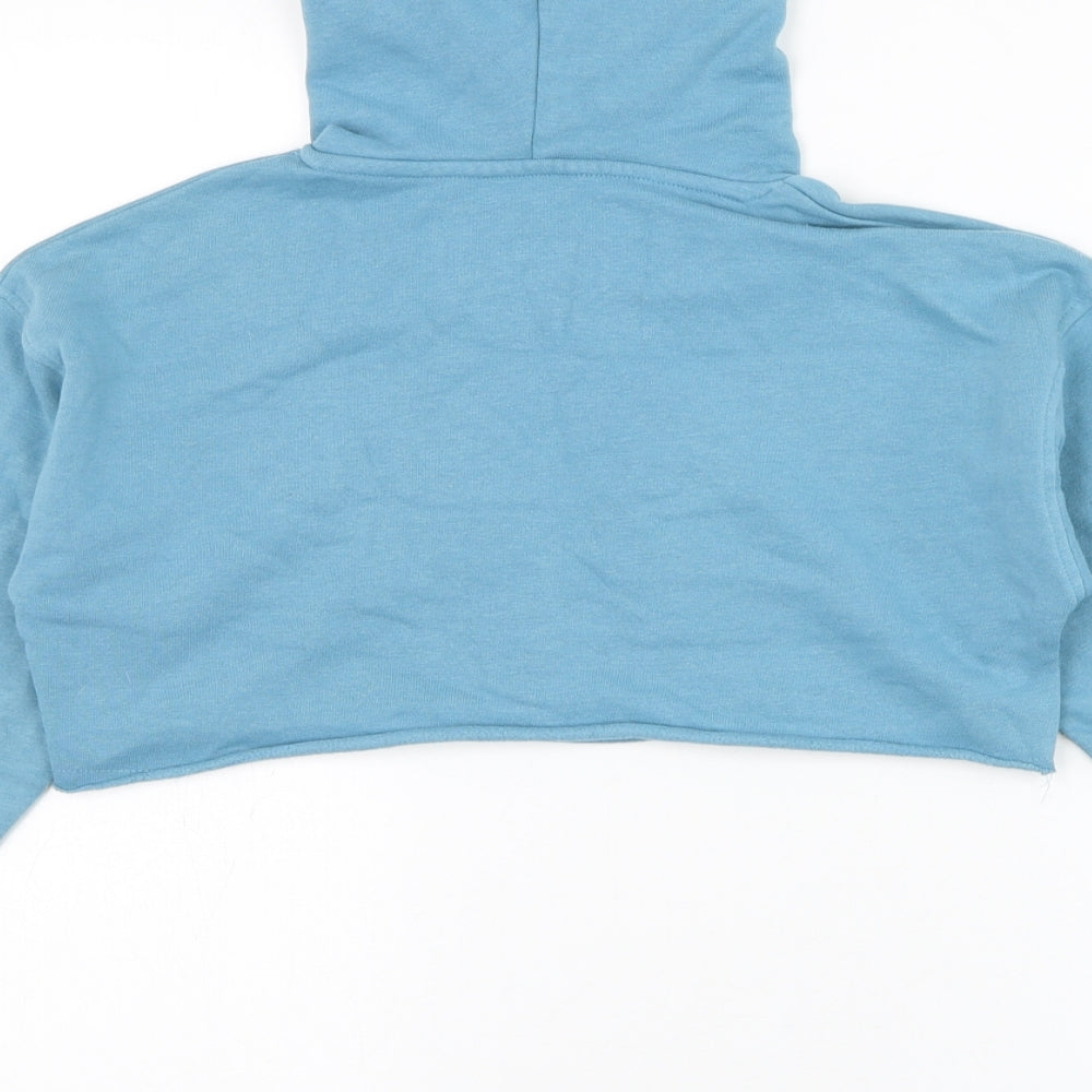 Matalan Girls Blue Cotton Pullover Hoodie Size 10 Years Pullover - Montana National Park