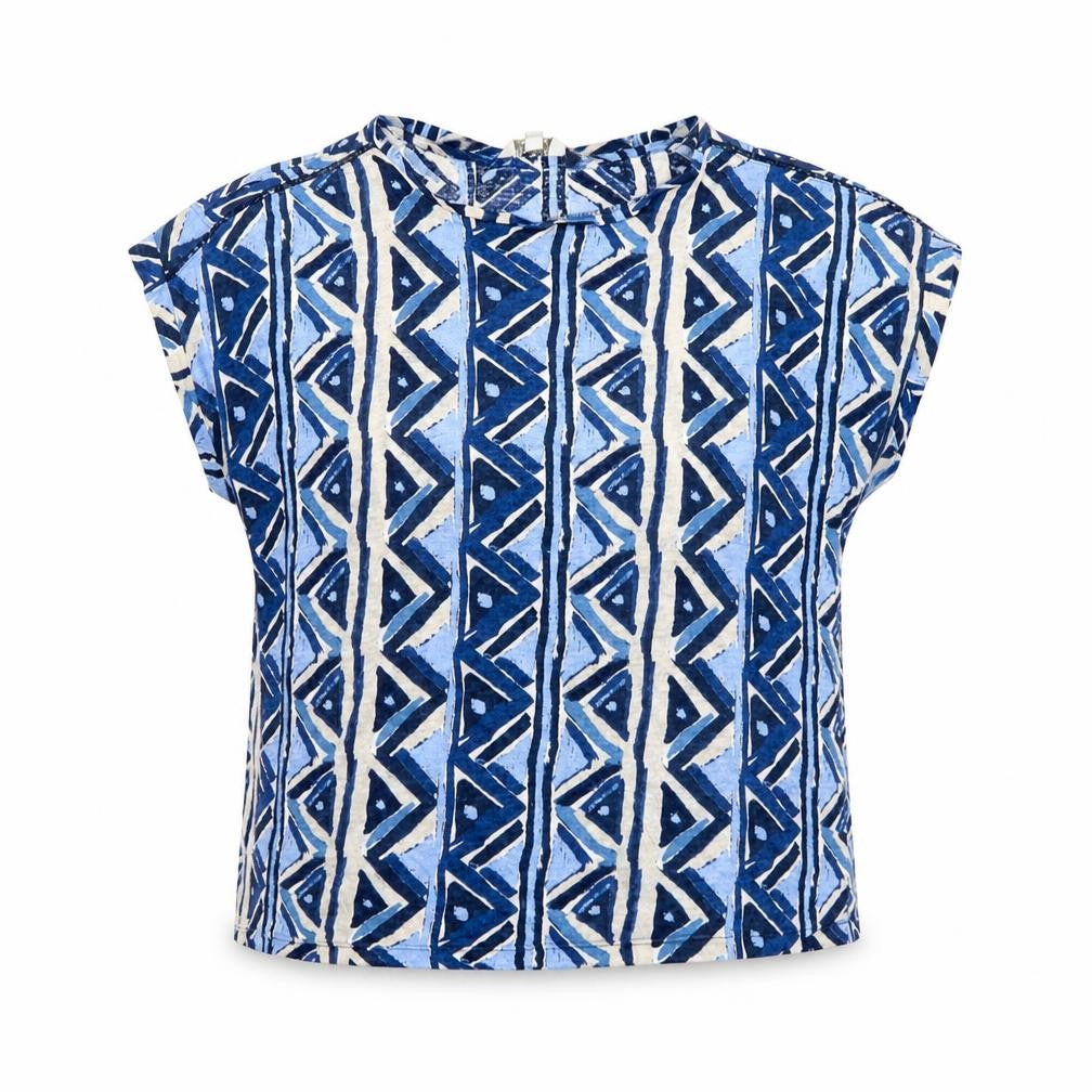 Womens UK Size M Monsoon Blue Basic T-Shirt