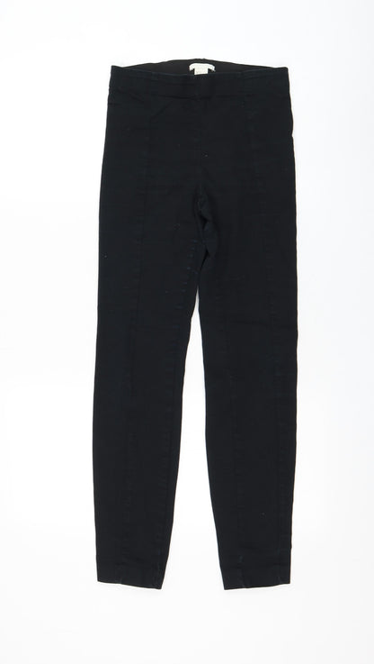 Womens UK Size 8 H&M Regular Fit Skinny Black Jeans