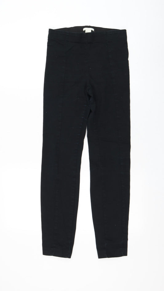 Womens UK Size 8 H&M Regular Fit Skinny Black Jeans