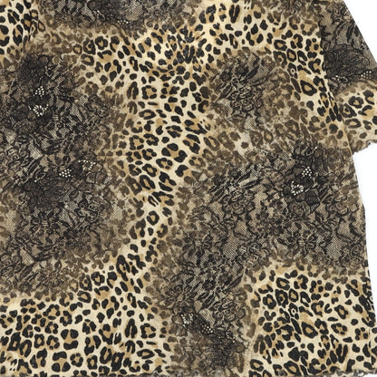 Womens UK Size 14 Gerry Weber Brown Basic Blouse