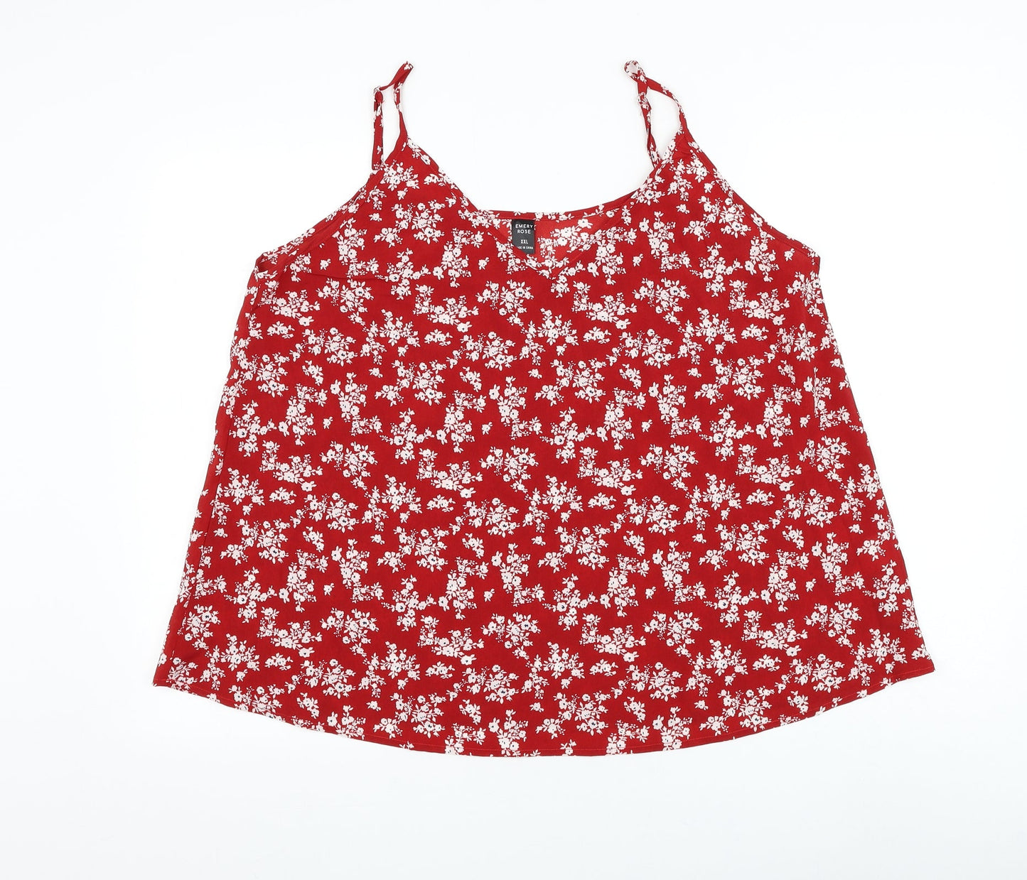 Womens UK Size 2XL Emery Rose Red Camisole Tank