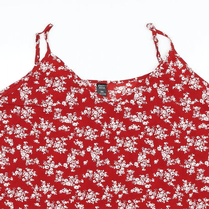Womens UK Size 2XL Emery Rose Red Camisole Tank