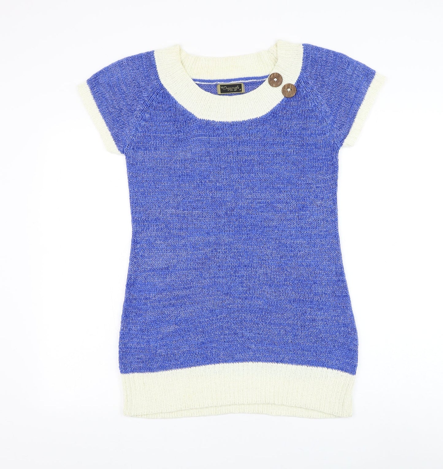 Womens UK Size M Originals Blue Pullover Jumper
