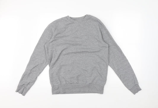 Primark Mens Grey Cotton Pullover Sweatshirt Size XS